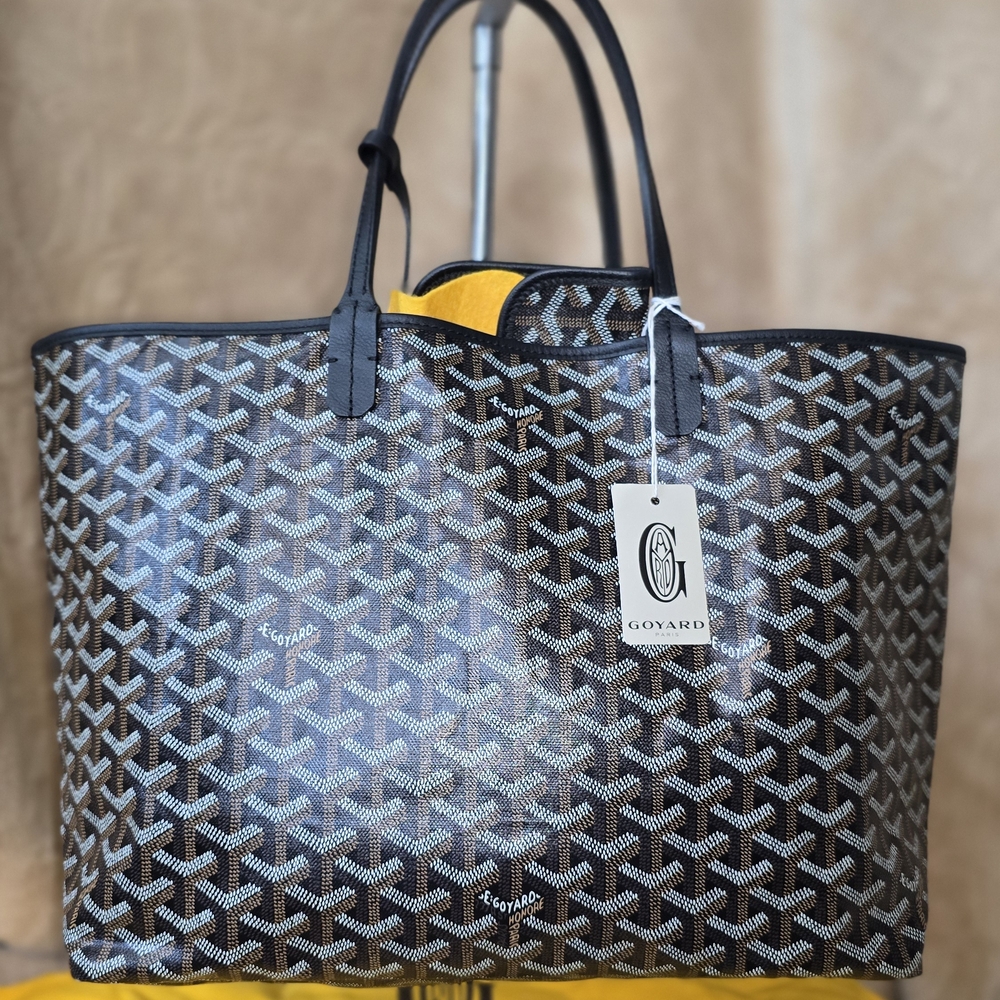 ✨️SOLD✨️Goyard St. Louis PM Tote Bag Unused W Tag Black